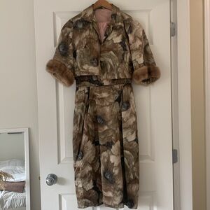 Vintage designer dress, one of a kind.